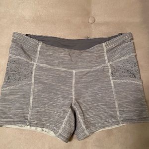 Lululemon bike shorts grey